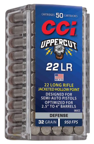CCI Kleinkalibermunition .22 LR 2,10g Hollow Point Plated Uppercut