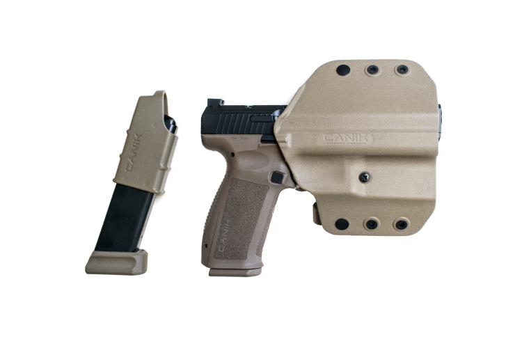 Canik Pistol METE Sft Black 9x19 SAO fiber