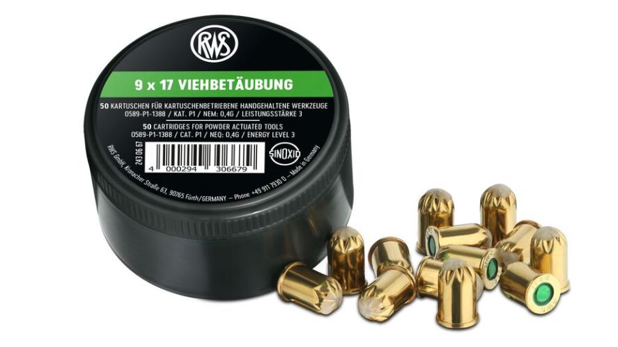 RWS Viehbetäubung 9x17 grün