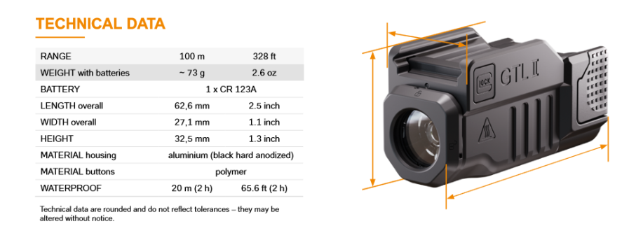 Glock GTL II Tactical Light