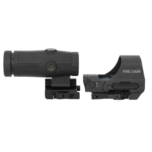 Holosun HS510C Solar Red Circle Dot Sight Combo & HM3X blk