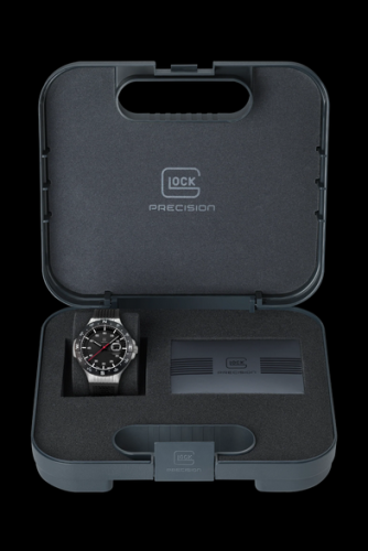 Glock Watch Silver Steel Case