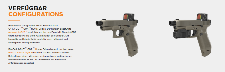 Glock 45 Gen 5 FS MOS Hunter Edition 9x19