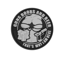 Guns Boobs & Beer Rubber Patch