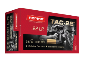 Norma .22lr TAC-22 40grs 50Stk