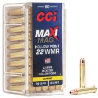 CCI .22WMR MAXI MAG HP 40grs 50Stk
