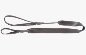 Gewehrriemen aus kräftigem Leder mit Schlaufen