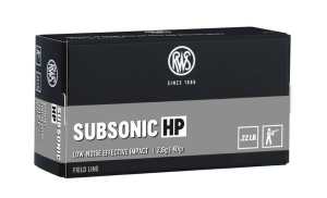 RWS .22LR Subsonic HP 40grs 50Stk
