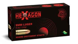 Geco 9x19mm Hexa 8g 124gr. 50Stk