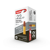 Aguila .22lr Interceptor HV HP 40grs 50Stk