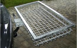 Heckträger mit Schnellverschluss für Anhängervorrichtung